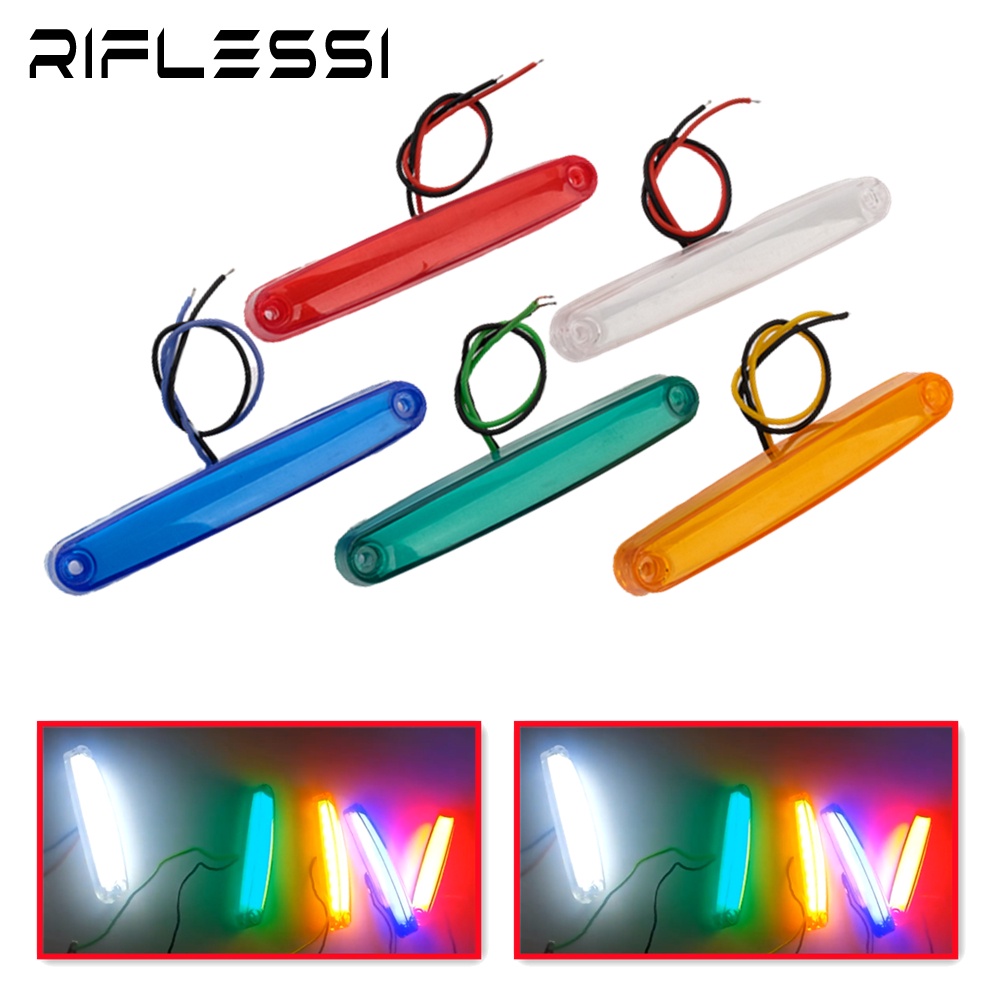 10 x RV Side Lights 12V 24V Trailer Clearance Lights LED Van Marker Lights Amber White Red Blue Gree