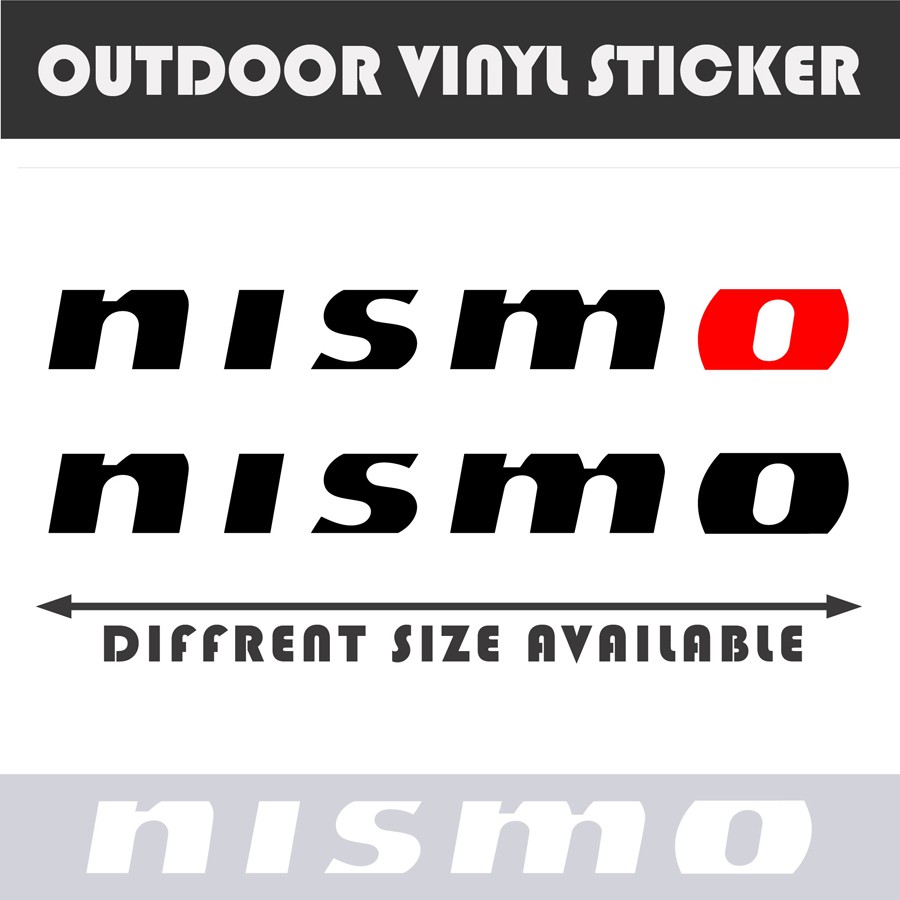 Nismo Sticker Decal สติ๊กเกอร์ติดรถยนต์