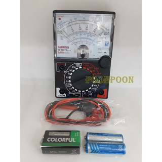 PP มิเตอร์วัดไฟแบบเข็ม Multimeter YX-360TR แถม ถ่าน AA 2ก้อน + ถ่าน 9V 1 ก้อน