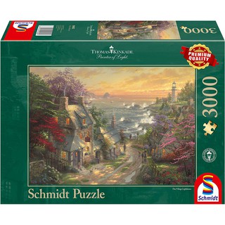 จิ๊กซอว์ Schmidt -  The Village Lighthouse 3000 piece  (ของแท้  มีสินค้าพร้อมส่ง)