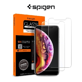 Spigen ฟิล์มกันรอยหน้าจอ สําหรับ iPhone 11 XR Glas.tR SLIM HD (2 แพ็ค)