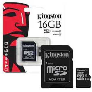 Kingston Memory Card Micro SDHC 16GB Class10