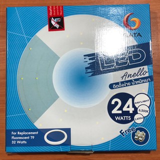 หลอดไฟ AC LED 24W แบบกลม Anello Daylight