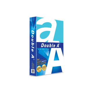 [แถมไฮไลท์สีส้ม] Double A กระดาษถ่ายเอกสาร A4 500 แผ่น จำหน่าย 1 รีม แถมฟรี ปากกาไฮไลท์ 1 ด้าม