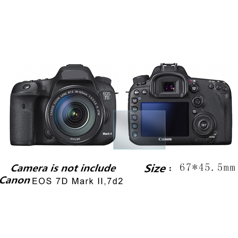 กระจกนิรภัยกันรอยหน้าจอ สําหรับ Canon EOS 6D 6D2 5D2 5D3 5Ds 5DsR 5D4 7D 7D2 Canon EOS 6D 6D2 5D2 5D