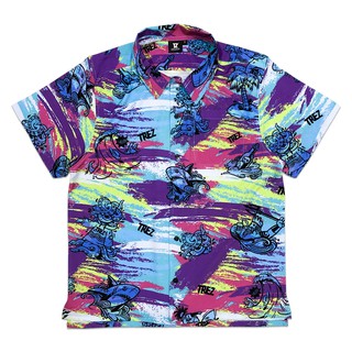 TZ SUMMER BEACH SHORT SLEEVE SHIRT - MULTI COLOR