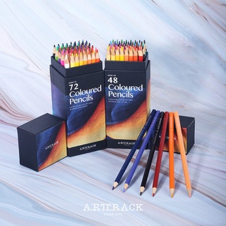 สีวาดรูป สีใช้ระบาย ชุดสีดินสอ12 สี 24 สี 48 สี สีน้ำมัน  ดินสอสี ดีไซน์เนอร์ แบบกล่อง