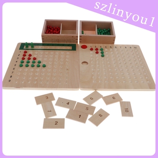 New Arrival  Montessori Arithmetic Teaching Aids Toys Multiplication Division Learning