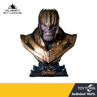 พร้อมส่ง+โค้ดส่วนลด Thanos: Avengers End Game Life Size Bust by Queen Studios  by Queen Studios (ลิขสิทธิ์แท้)