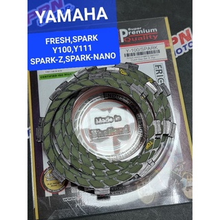 ชุดแผ่นคลัทช์ (5แผ่น) YAMAHA Y100 Y111 FRESH SPARK RAINBOW SPARK-Z SPARK-NANO Strawberry(เอฟซีซีไอ สตอเบอรี่)