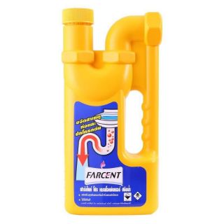 FARCENT ฟาร์เซ็นท์ น้ำยาล้างท่อตัน น้ำยาขจัดท่อตัน 1,000ml 1L