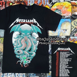 เสื้อยืด พิมพ์ลาย Metallica Worldwired Europe Awakens 2019 Baju Band สไตล์วินเทจ | ร็อคร้อน | ผ้าฝ้าย 100% ขนาดใหญ่ สีดํา พลัสไซซ์ ไซซ์ XS-XXXL ของขวัญวันเกิด สําหรับผู้ชาย