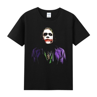 เสื้อยืดโอเวอร์ไซส์✔ↂเสื้อยืดแขนสั้นผู้ชาย American TV Movie Joker Batman ForeverS-4XL