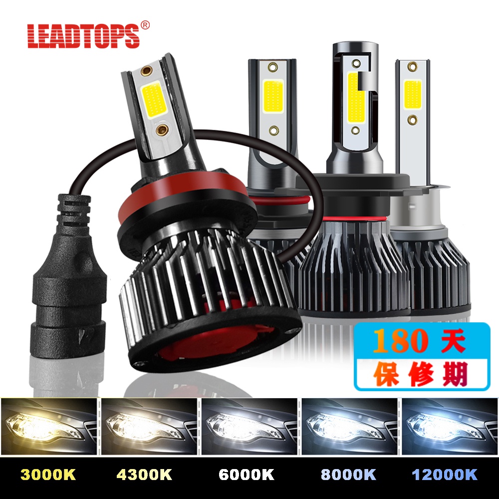 1 ชุด H7 H4 LED ไฟหน้ารถหลอดไฟ LED ไฟตัดหมอก H11 H1 H3 9005 HB3 9006 HB4 LED ไฟหน้า