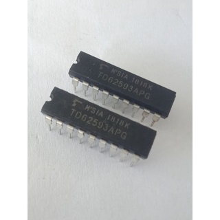 TD62593AP G TD62593 DIP18 ของแท้-ใหม่ Toshiba(แพ็ค1ตัว) IC TD62593AP DIP TD 62593APG