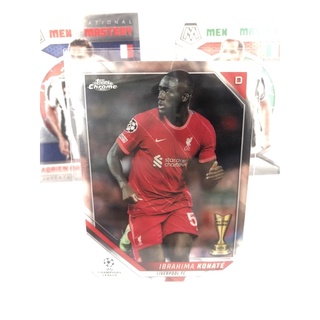 2021-22 Topps Chrome UEFA Champions League Soccer Cards Liverpool