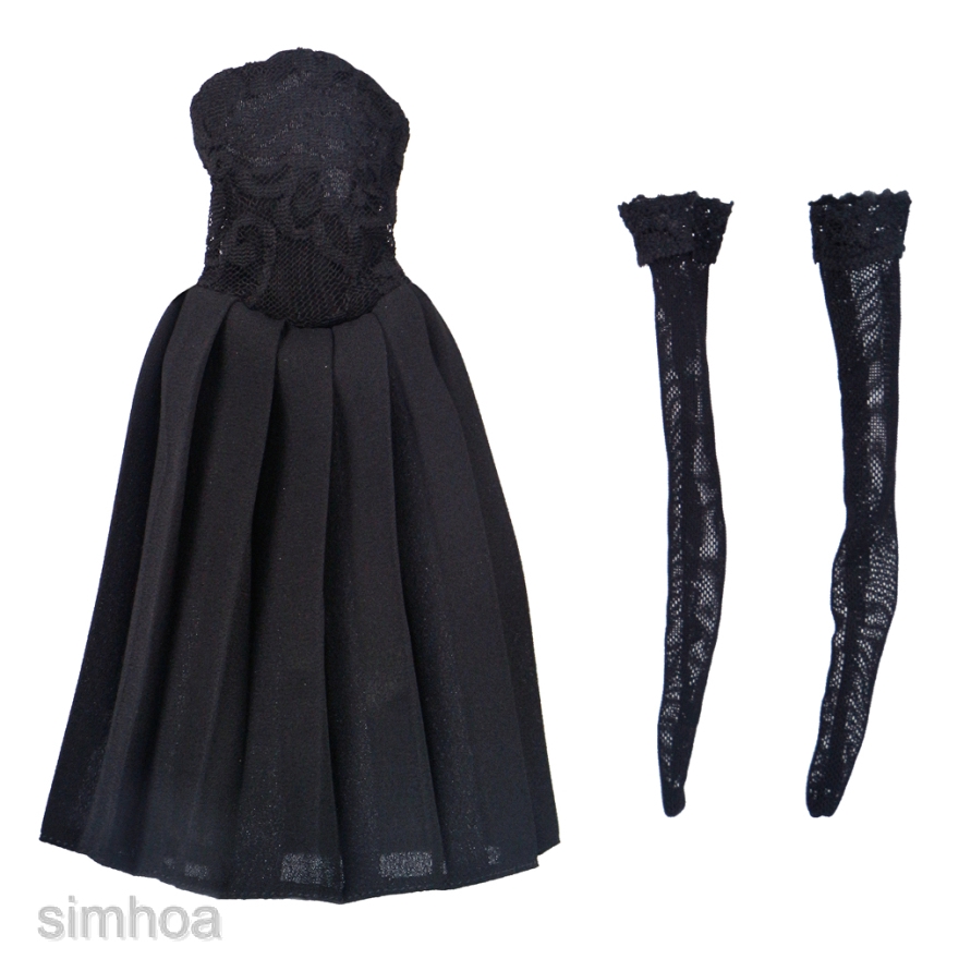 ZY Toys Female Black Color Skirt Suit Full Set 1//6 Fit Phicen Kumik body