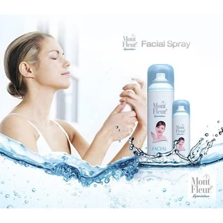 MONT FLEUR MINERAL WATER FACIAL SPRAY 50 ML. ( ขนาดพกพา) สเปรย์น้ำแร่มองต์เฟลอ น้ำแร่ธรรมชาติ 100 % ใช้ได้กับทุกสภาพผิว