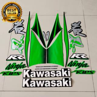 Striping kawasaki ninja rr บอดี้ลิสต์เก่า มาตรฐาน 2010s สีเขียว สีดํา