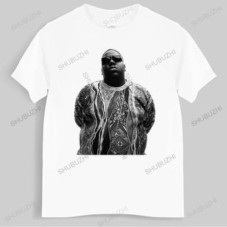 [COD]เสื้อยืดคอกลม พิมพ์ลาย BIGGIE SMALL สไตล์ฮิปฮอป Tupac LIL Gangsta Rapper s OG TOP สีดํา สําหรับผู้ชายS-5XL