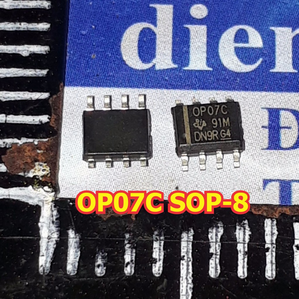 10 ชิ้น OP07C OP07 SOP8 OPAMP สติกเกอร์ FOOT เดี่ยว KDE1202