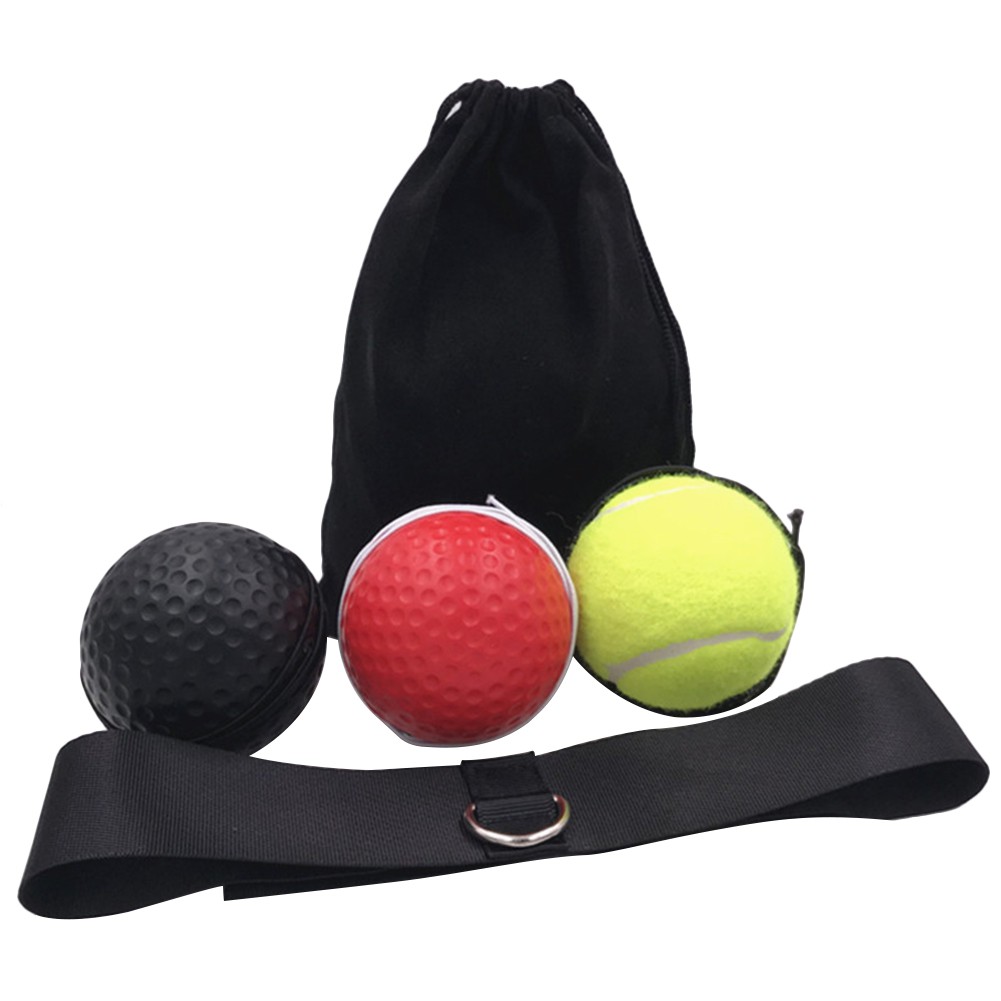 มวยBoxing Reflex Speed Punch Ball Muay Thai Hand Eye Training Ball with