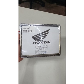 ป้ายทะเบียน honda สีเงินแท้