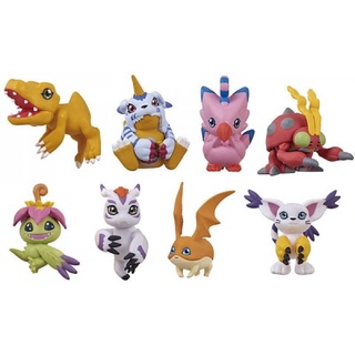 Hugcot Digimon Adventure (Set of 8)  อากูมอน ดิจิมอน แอดเวนเจอร์ โมเดลกาชาปอง Gashapon ฟิกเกอร์แท้ เกาะสาย รีเมนท์