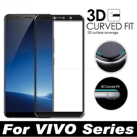 กระจกนิรภัยกันรอยแบบเต็มจอสําหรับ Vivo V 11 V 15 Pro