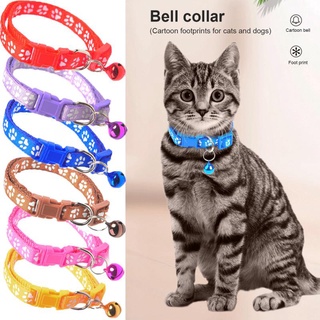 ปลอกคอนิรภัยแมว pet collar 🐱ปลอกคอแมว ด้วยระฆังน่ารัก เพื่อป้องกันสุนัขและแมวเดินหลงทาง