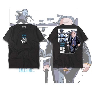 👕✨พร้อมส่งเสื้อยืดสกรีนลาย JHON WIT No.3 #เสื้อลายล้อเลียนการเมือง