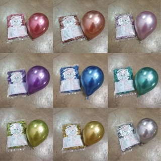 ♥️ส่งไว ถูกที่สุด 12 นิ้ว 5 นิ้ว โครเมี่ยมงาน พร้อมส่ง ลูกโป่งโครม ลูกโป่งโครเมี่ยม