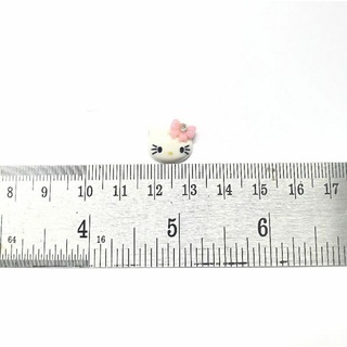 คิตตี้เรซิ่น คิรตี้ตกแต่ง ของตกแต่ง DIY ขนาด11*13mm.