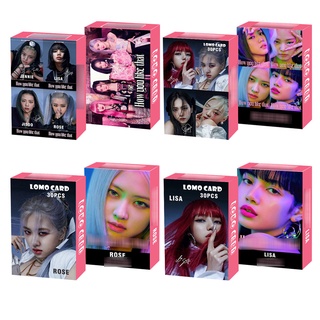 โฟโต้การ์ด Kpop Blackpink HD Jisoo Paper Lomo Photo Card Lisa Rose 30 ชิ้น / ชุด