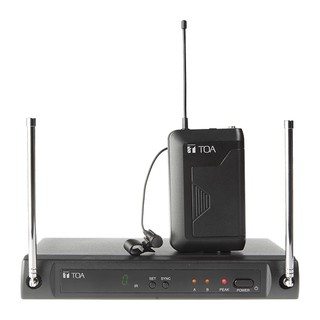 TOA WS-430-AS ไมค์หนีบปกเสื้อ plug and play ย่าน UHF