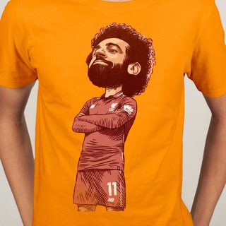 แฟชั่นลำลองและเรียบง่ายShort Sleeve T-shirt shirt Liverpool football club EPL Salah Van Dirk Jurgen Klopp Mane  O-Neck