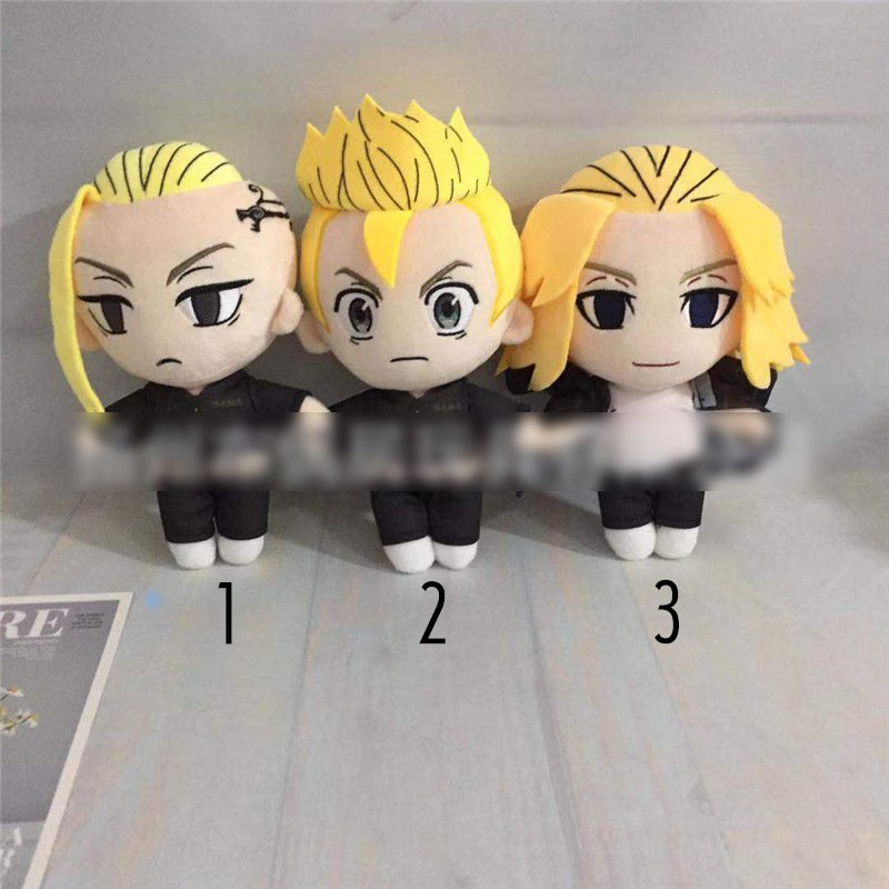 ตัวละครตุ๊กตา TOKYO REVENGERS Takemichis Drama School อะนิเมะ chibi Mikey Draken Takemichi