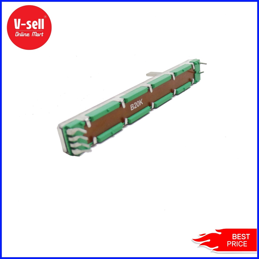 โวลลุ่มสไลด์ RA-6044/B 20K x2 ขนาด 7.5 cm.