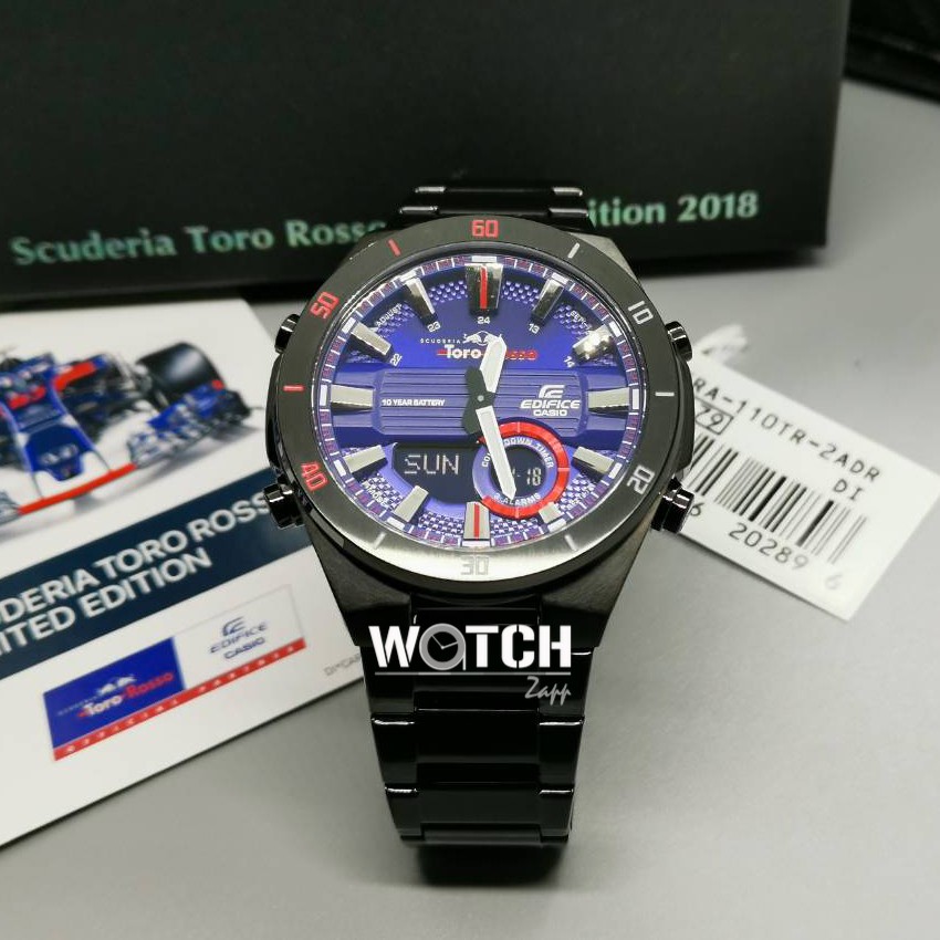 Casio Edifice นาฬิกาข้อมือผู้ชาย สายสแตนเลส รุ่น ERA-110TR-2A Scuderia Toro Rosso Limited Edition