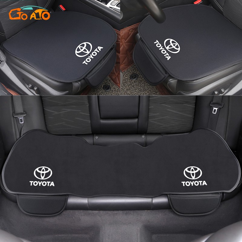 GTIOATO เบาะรองนั่งรถยนต์ หุ้มเบาะรถยนต์ ชุดคลุมเบาะรถยนต์ รถยนต์อุปกรณ์ภายในรถยนต์ สำหรับ Toyota Vios Avanza Yaris Fortuner Corolla Cross Altis CHR Yaris ATIV Camry Innova Alphard Hiace Commuter Hilux