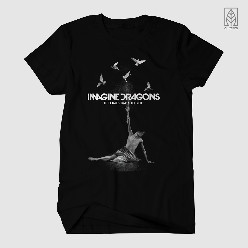 เสื้อยืดวงดนตรี / เสื้อยืด IMAGINE DRAGONS /IMAGINE DRAGONS WHITE / ROCK METAL MUSIC CLOTHES / รุ่น 