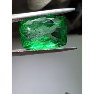 emerald Natural Beryl 5.20cts Color dyed cushion 9x14mm