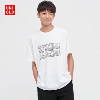 Uniqlo เสื้อยืด แขนสั้น พิมพ์ลาย Keith Haring สําหรับผู้ชาย และผู้หญิง (UT)