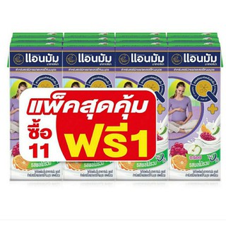 แอนมัมโยเกิร์ตพร้อมดื่มรสผลไม้รวม180มล.(แพ็ค12)