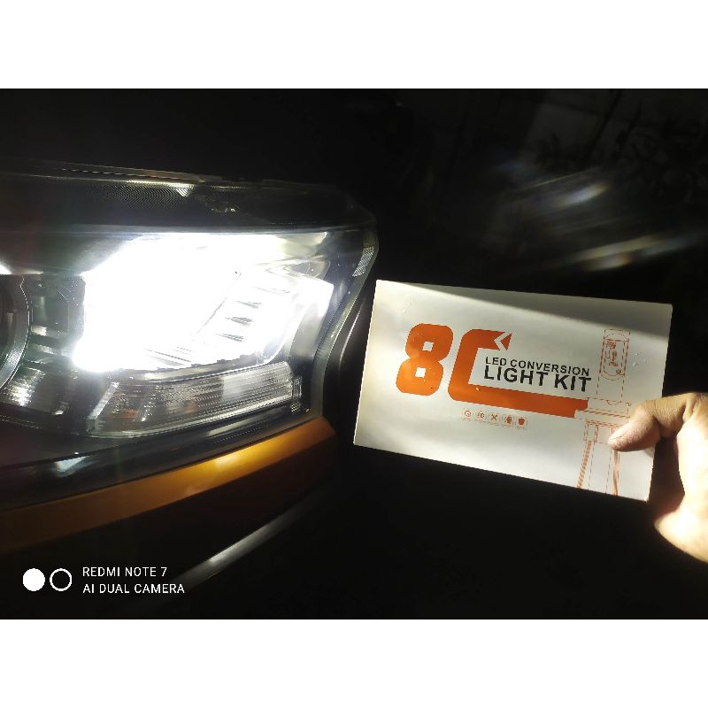 หลอดไฟหน้ารถ ford Everest ,Ford Ranger XLT, Wildtrack.  canbus 8C  (รับประกัน 1 ปี)(พร้อมจัดส่งทันที