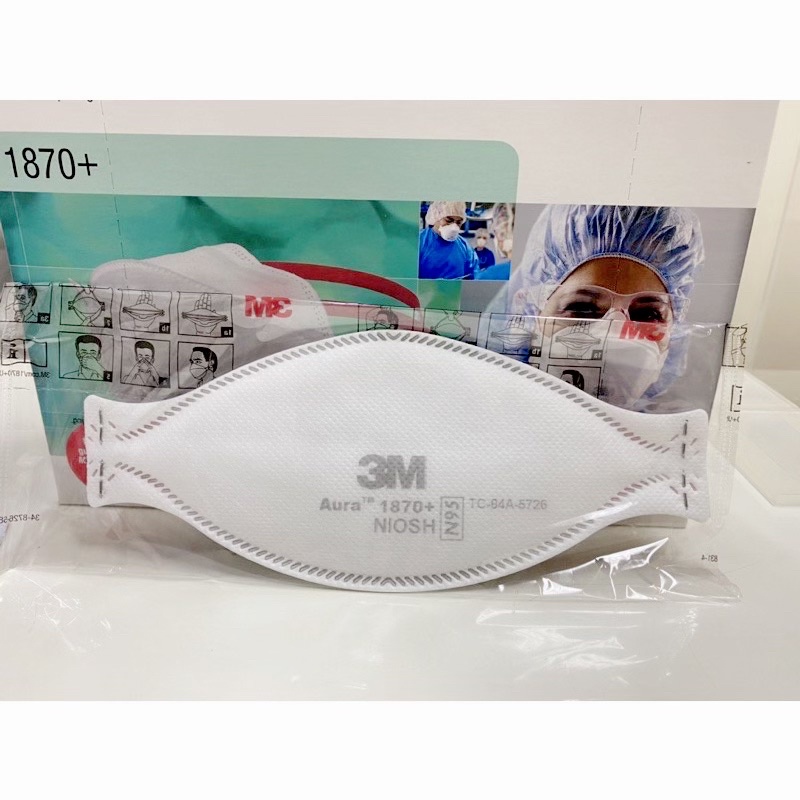 3M1870 +N95 ของแท้ ราคาเหมาะสม (อย่าเห็นแก่ของถูก)แมสป้องกันโควิด ป้องกันฝุ่นละออง รูปถ่ายสินค้าจริง