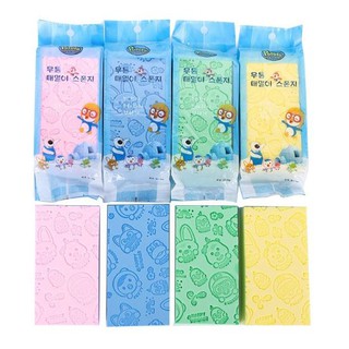 Scrubbing sponge Kid ฟองน้ำระเบิดขี้ไคล่ลายการ์ตูน