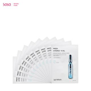 Wonjin Effect Medi Hydro Vial Mask 10pcs วอนจิน เอฟเฟ็ค เมดิ ไฮโดร ไวอัล มาส์ก 10ชิ้น