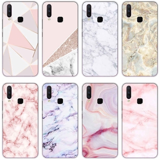 Vivo y20 y12 y15 2020 y83 y95 y11 2019 Case TPU Soft Silicon Protecitve Shell Phone casing Cover Marble Patterned