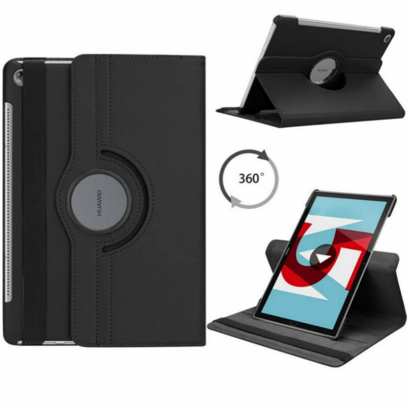 สําหรับ Huawei MediaPad M5 Pro 10.8 แท็บเล็ต 360 หมุนฝาครอบหนัง PU สําหรับ MediaPad M5 10.8 "2018 CMR-AL09 CMR-W09 CMR-AL19 CMR-W19 CMR-W19
